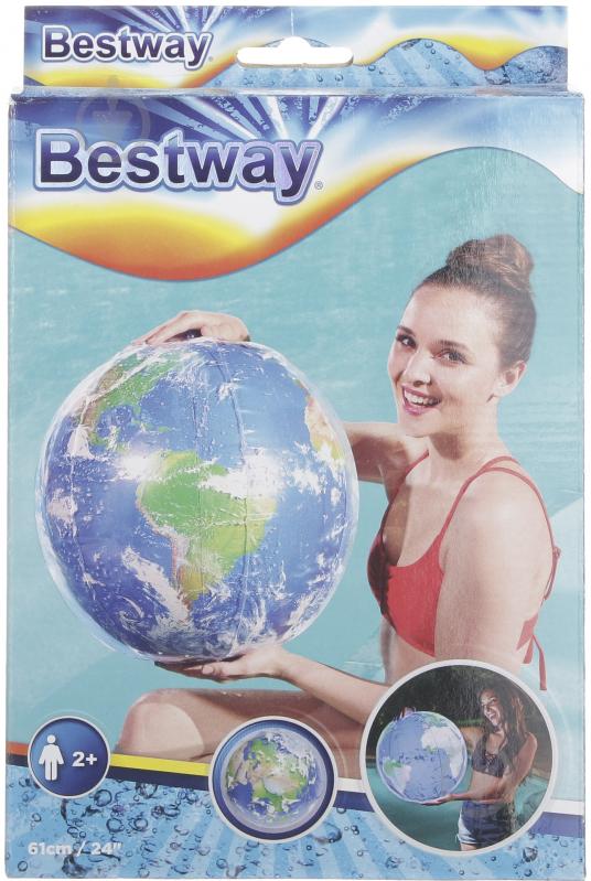 М’яч надувний Bestway ø61 Земля 61 см з підсвіткою - фото 3