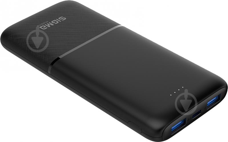 Повербанк Sigma mobile X-power SI10A1Q 10000 mAh black (4827798424711) - фото 2