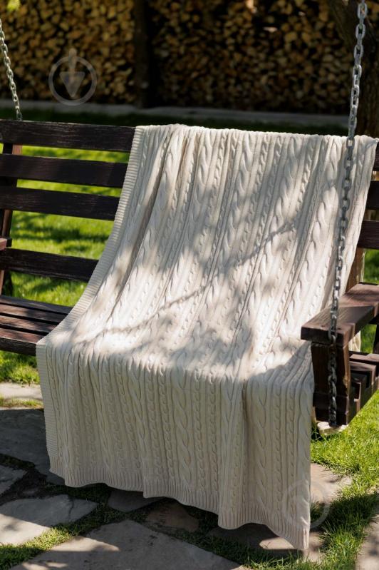 Плед KOSA 140x180 см светлый беж Прованс - фото 2 Плед KOSA 140x180 см светлый беж Прованс - фото 2
