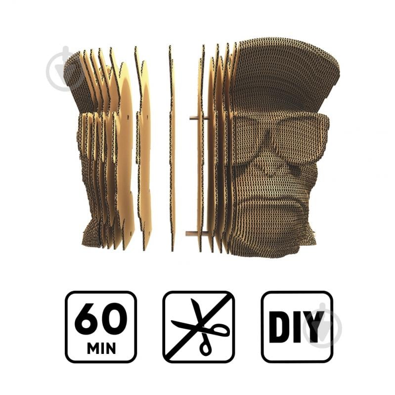 3D-пазл Cartonic Three Wise Monkeys. See No Evil CARTSEE - фото 5