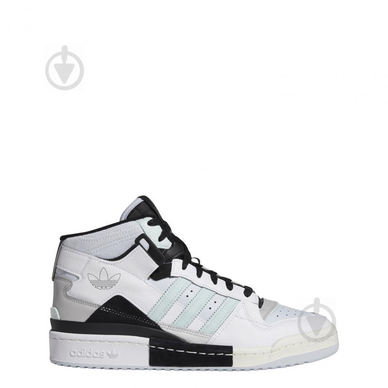 Кроссовки мужские зимние Adidas FORUM EXHIBIT MID GZ5388 р.43 1/3 белые - фото 1