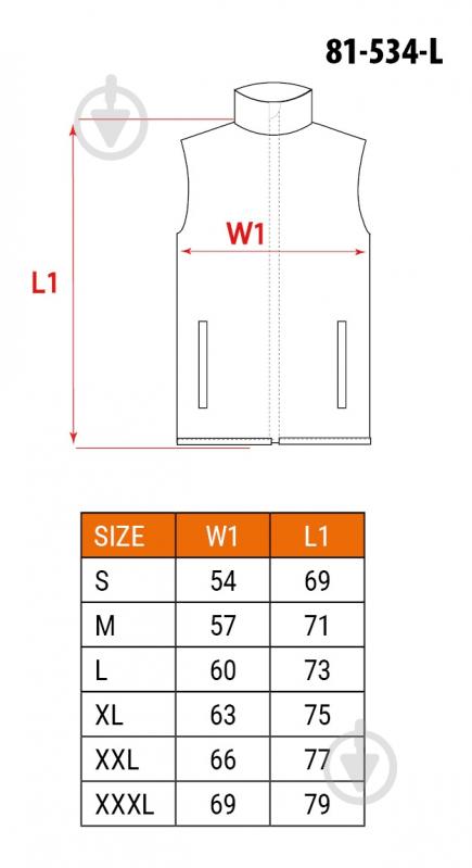 Жилет NEO tools Premium р. XXXL 81-534 синій - фото 12
