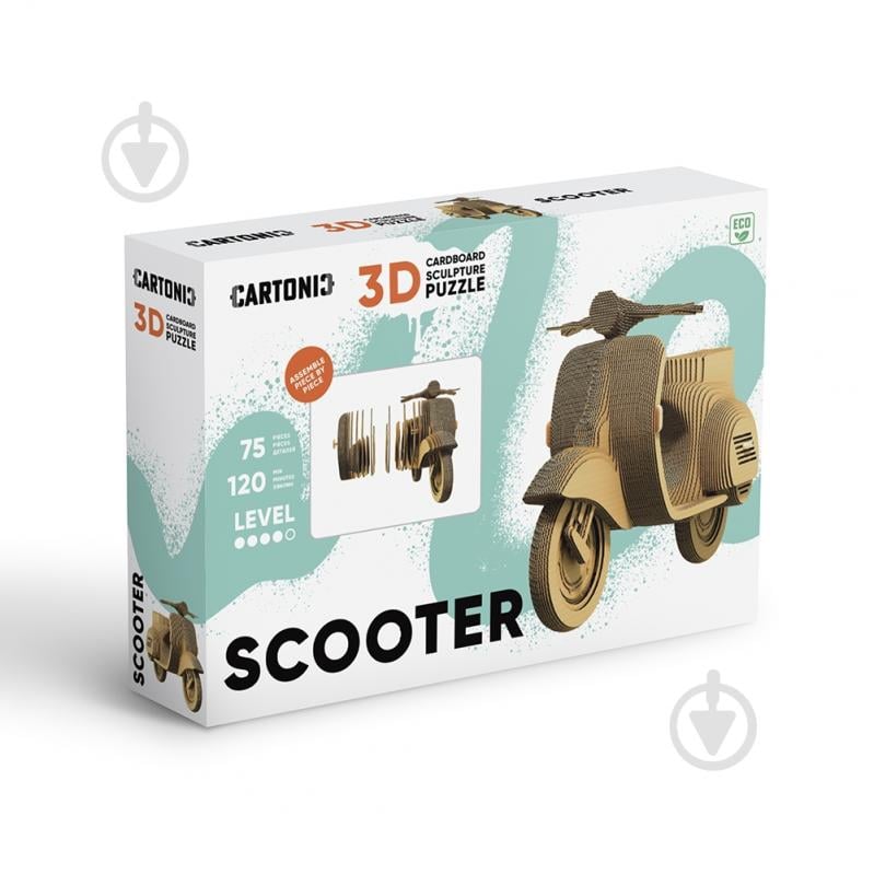 3D-пазл Cartonic Scooter CARTSCOO - фото 2 3D-пазл Cartonic Scooter CARTSCOO - фото 2