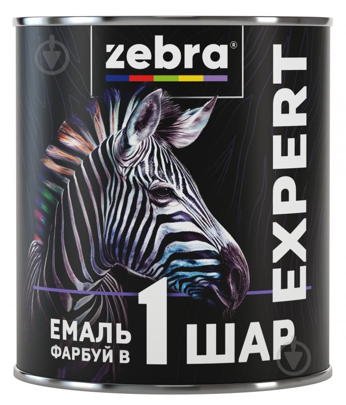 Емаль ZEBRA EXPERT 1 шар темно-вишневий високий глянець 0,7 л - фото 1 Емаль ZEBRA EXPERT 1 шар темно-вишневий високий глянець 0,7 л - фото 1