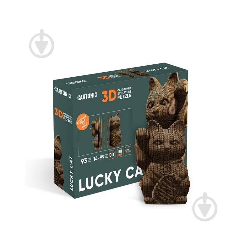 3D-пазл Cartonic Lucky cat CARTLUCK - фото 3