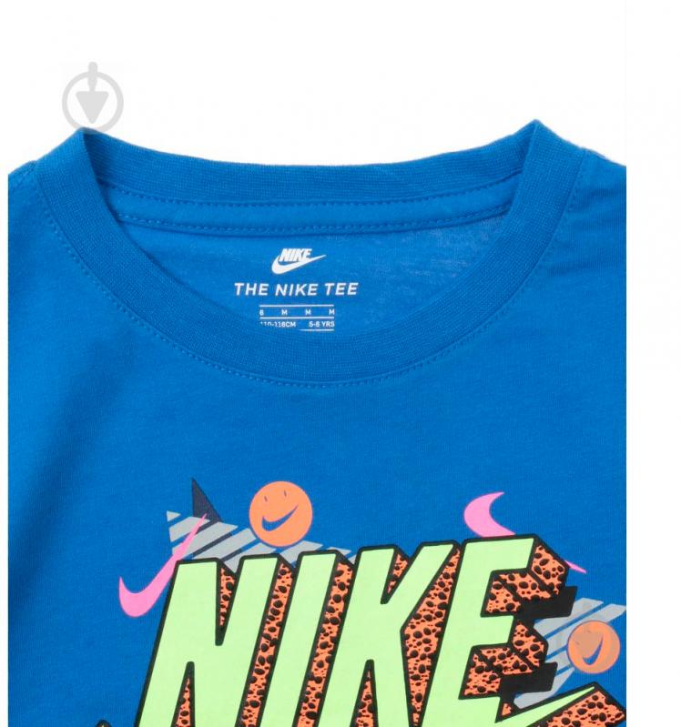 Футболка Nike 90S BEACH PARTY SS TEE 86G889-U89 р.7 синий - фото 3