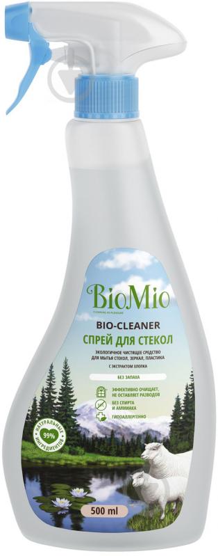 Средство BioMio для очистки стекол, зеркал и пластика 0,5 л - фото 1