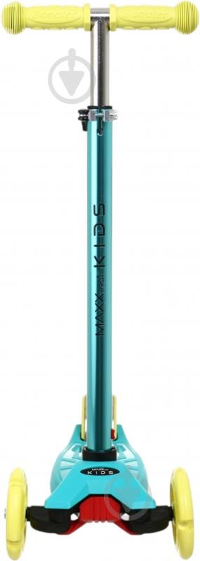 Самокат MaxxPro kids зеленый LS306/maxi/ green/yellow - фото 4