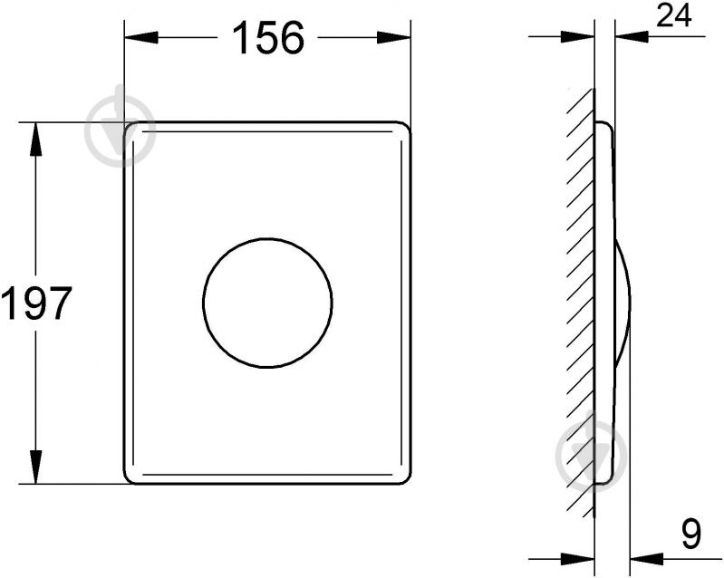 Панель смыва Grohe Skate 38573P00 - фото 3 Панель смыва Grohe Skate 38573P00 - фото 3