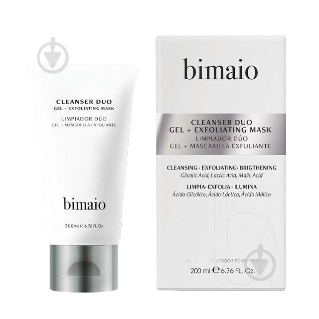 Гель BIMAIO Cleanser Duo Gel + Exfoliating Mask 200 мл - фото 1