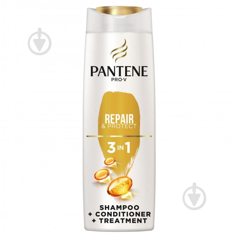 Шампунь 3 в 1 Pantene Pro-V 3 Інтенсивне відновлення 360 мл - фото 1