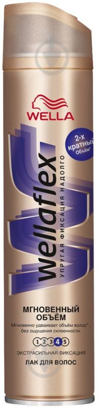 Лак для волосся Wellaflex Миттєвий об'єм екстрасильна фіксація 250 мл - фото 5