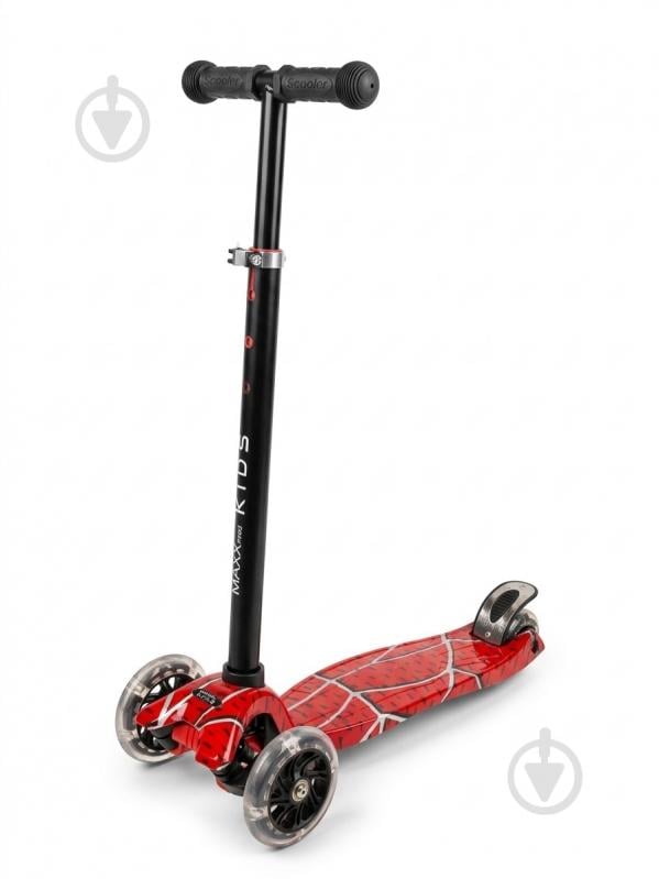 Самокат MaxxPro kids красный LS306C /maxi/ red line printin - фото 1 Самокат MaxxPro kids красный LS306C /maxi/ red line printin - фото 1