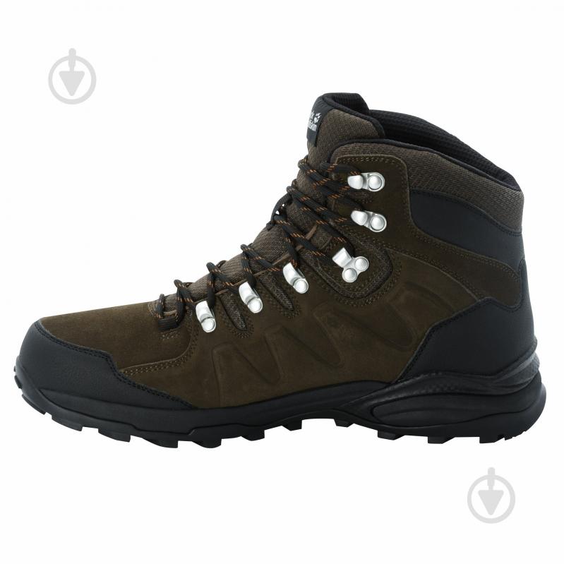 Ботинки Jack Wolfskin REFUGIO TEXAPORE MID M 4049841_5298 р.42 коричневый - фото 2 Ботинки Jack Wolfskin REFUGIO TEXAPORE MID M 4049841_5298 р.42 коричневый - фото 2