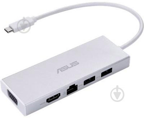 Док-станція Asus OS200 USB-C Dongle white (90XB067N-BDS000) - фото 1