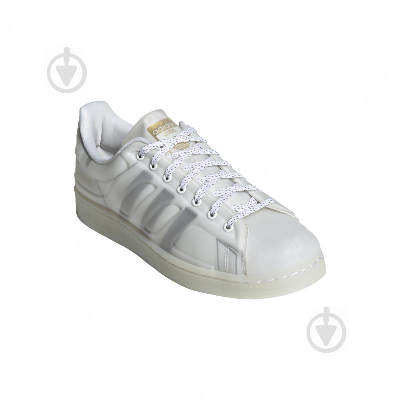 Кроссовки мужские демисезонные Adidas SUPERSTAR FUTURESHE H00196 р.43 1/3 белые - фото 4