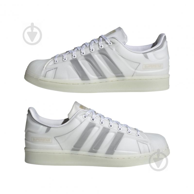 Кроссовки мужские демисезонные Adidas SUPERSTAR FUTURESHE H00196 р.43 1/3 белые - фото 5