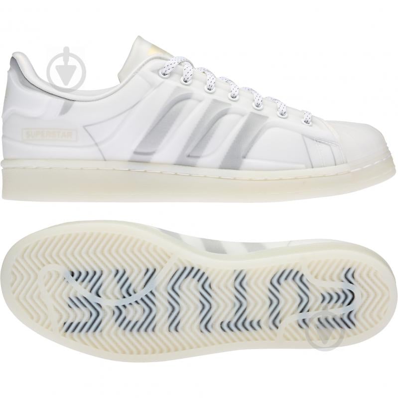 Кросівки чоловічі демісезонні Adidas SUPERSTAR FUTURESHE H00196 р.44 білі - фото 6