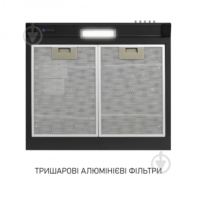 Вытяжка Minola Minola HPL 522 BL HPL 522 BL - фото 6