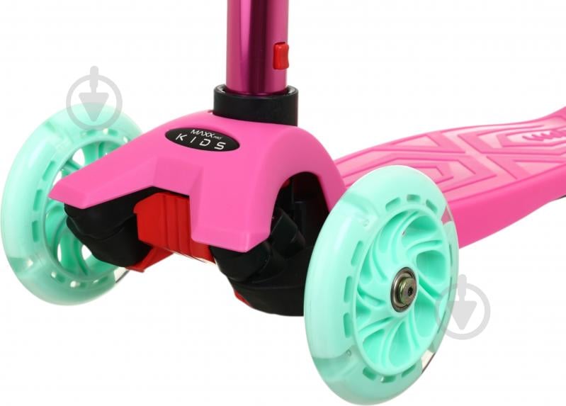 Самокат MaxxPro kids рожевий LS306/maxi/ pink green - фото 4