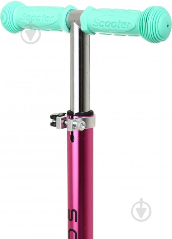 Самокат MaxxPro kids рожевий LS306/maxi/ pink green - фото 5