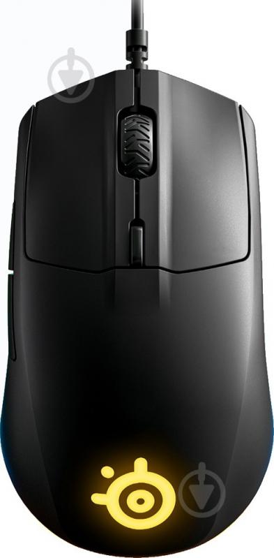 Мышка SteelSeries Rival 3 USB Gaming mouse Optical Ergonomic Backlit Black - фото 1 Мышка SteelSeries Rival 3 USB Gaming mouse Optical Ergonomic Backlit Black - фото 1