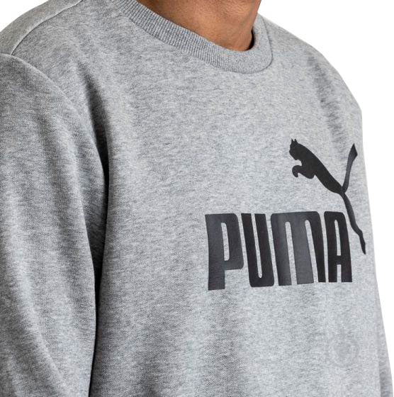 Свитшот Puma Essentials Fleece Crew Sweat 85174703 р. L серый - фото 4