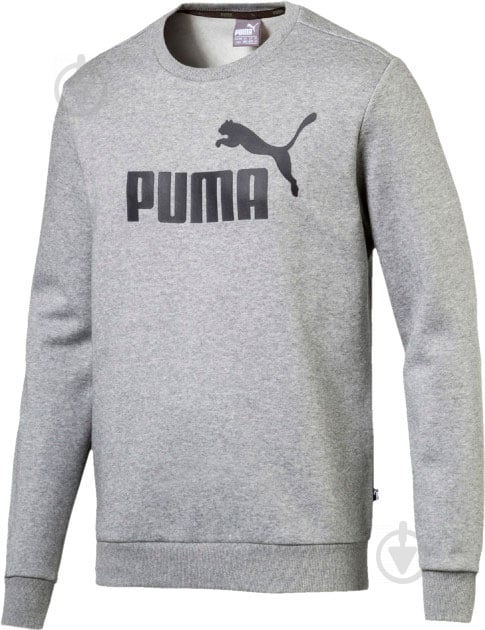 Свитшот Puma Essentials Fleece Crew Sweat 85174703 р. L серый - фото 1