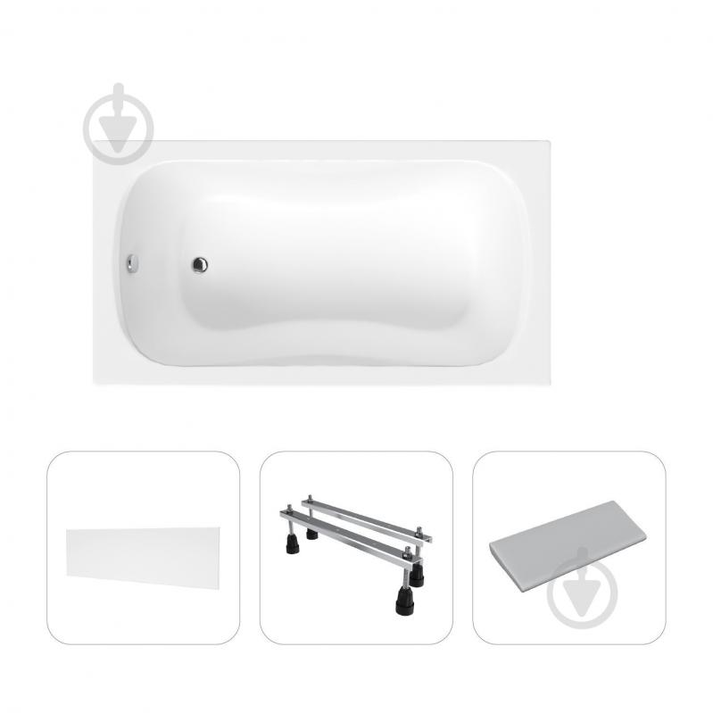 Ванна акриловая Helmken Edelva 78027NB112 129,5х70 см комплект 4 в 1 - фото 1 Ванна акриловая Helmken Edelva 78027NB112 129,5х70 см комплект 4 в 1 - фото 1