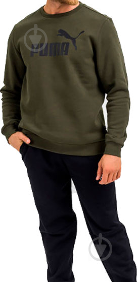 Світшот Puma Essentials Fleece Sweat 85508215 р. XL оливковий - фото 6