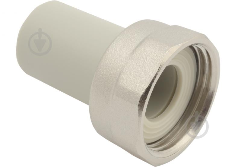 Переходник внутренняя AlcaPipe пласт/желез с накидной гайкой PPR grn 40x6/4" - фото 1