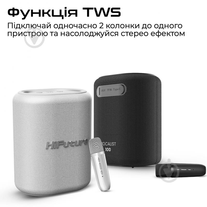 Акустическая система HiFuture Vocalist100 silver (vocalist100.silver) - фото 6