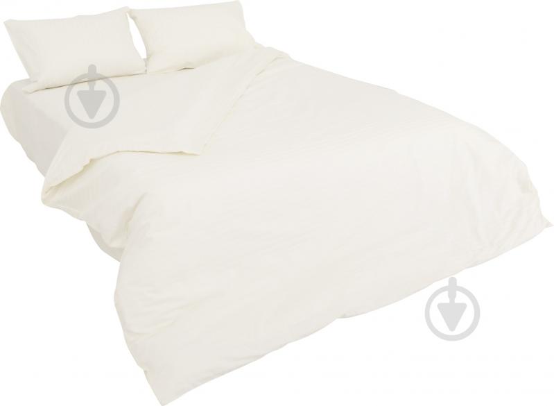 Комплект постельного белья Basic Stripe 1,5 бежевый La Nuit - фото 1