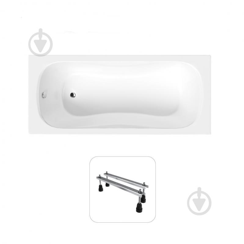 Ванна акрилова Helmken Edelva B77832217S 137,5х70 см комплект 2 в 1 - фото 1 Ванна акрилова Helmken Edelva B77832217S 137,5х70 см комплект 2 в 1 - фото 1