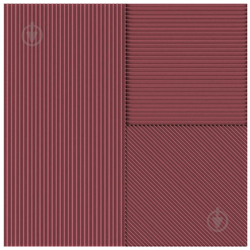 Плитка Harmony by PERONDA Lins bordeaux 20x20 см - фото 1