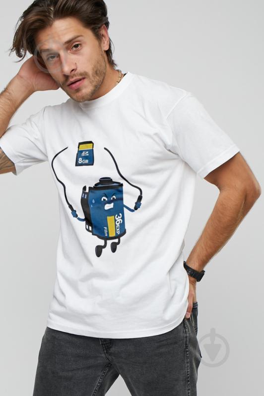 Футболка YAPPI MW2262 р.S белый - фото 1