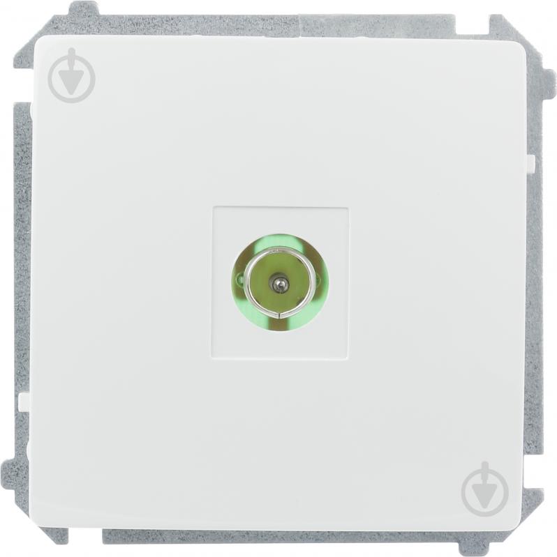 Розетка TV Simon Basic белый BMAK3.01/11 - фото 1