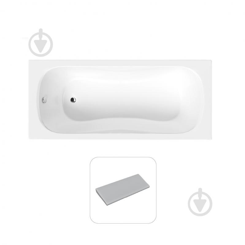 Ванна акриловая Helmken Edelva 893N2X5322 137,5х70 см комплект 2 в 1 - фото 1