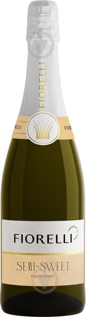 Вино ігристе Fiorelli біле напівсолодке Semi-Sweet Sparkling 0,75 л - фото 1