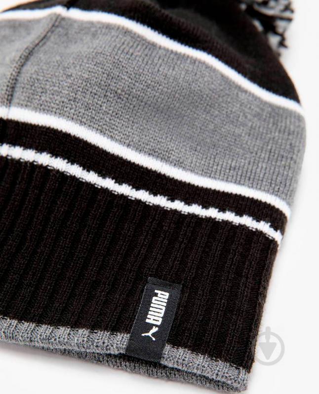 Шапка Puma POM Beanie 02343701 р.one size черный - фото 3