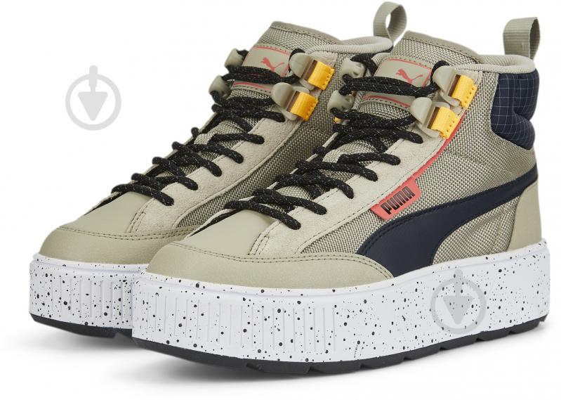 Кросівки Puma KARMEN MID OPEN ROAD 38585802 р.39 чорно-сіро-білий - фото 3