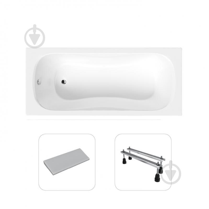 Ванна акрилова Helmken Edelva G979X03271 137,5х70 см комплект 3 в 1 - фото 1 Ванна акрилова Helmken Edelva G979X03271 137,5х70 см комплект 3 в 1 - фото 1