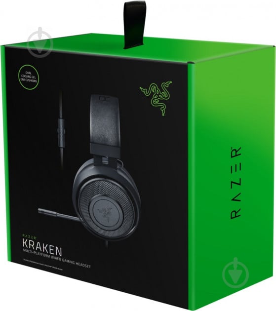 Наушники Razer Kraken black (RZ04-02830100-R3U1) - фото 6