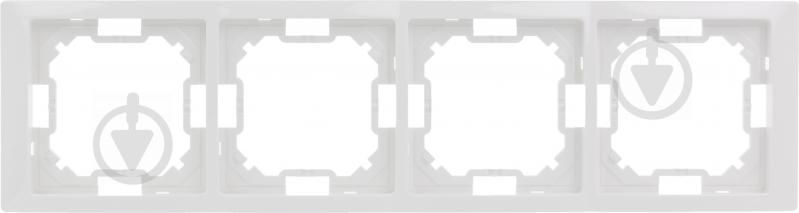 Рамка чотиримісна Simon Basic Neos універсальна білий BMRC4/11 - фото 1