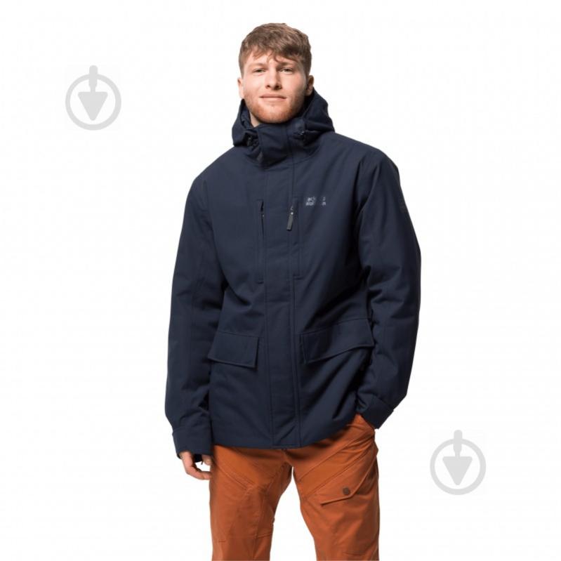 Куртка мужская зимняя Jack Wolfskin West Coast Jacket 1110811-1010 р.XXL синяя - фото 1