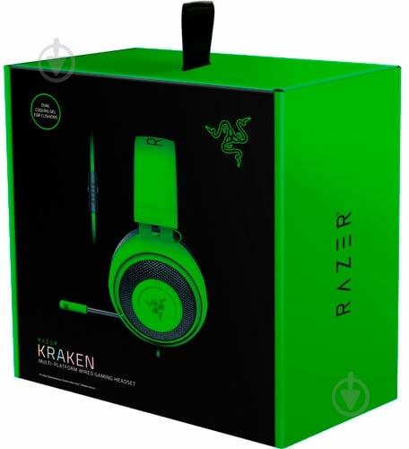 Гарнітура ігрова Razer Kraken green (RZ04-02830200-R3M1) - фото 3