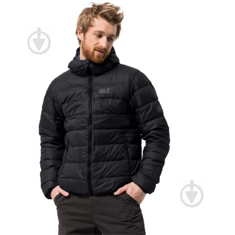 Пуховик чоловічий демісезонний Jack Wolfskin HELIUM MEN 1200573-6000 р.XL чорний - фото 1