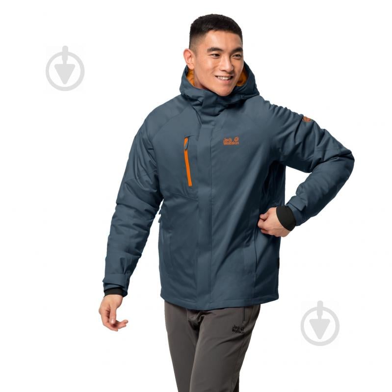 Куртка чоловіча зимова Jack Wolfskin Troposphere Jacket M 1111711-1249 р.XL синя - фото 2