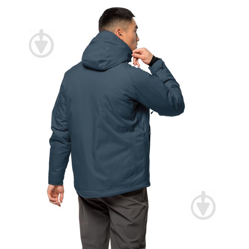 Куртка чоловіча зимова Jack Wolfskin Troposphere Jacket M 1111711-1249 р.XL синя - фото 3