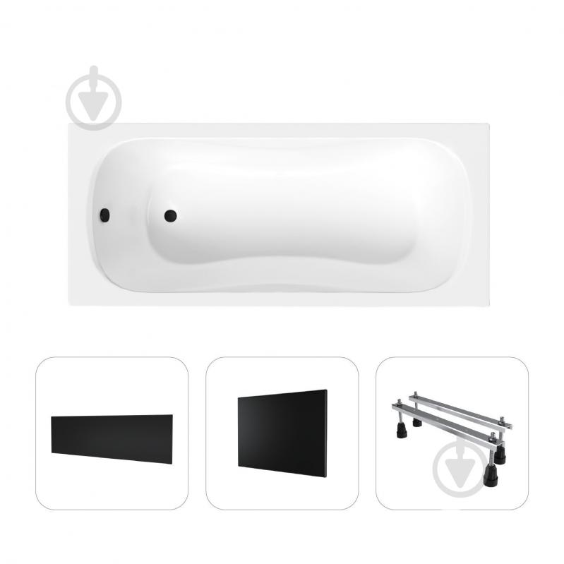 Ванна акриловая Helmken Edelva 6G0632K836 137,5х70 см комплект 4 в 1 - фото 1 Ванна акриловая Helmken Edelva 6G0632K836 137,5х70 см комплект 4 в 1 - фото 1